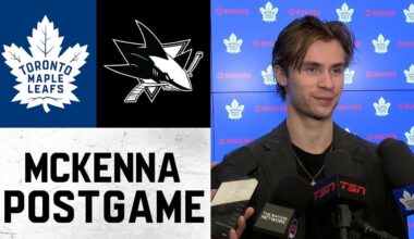 Gavin McKenna | Post Game vs San Jose Sharks | October 19, 2026