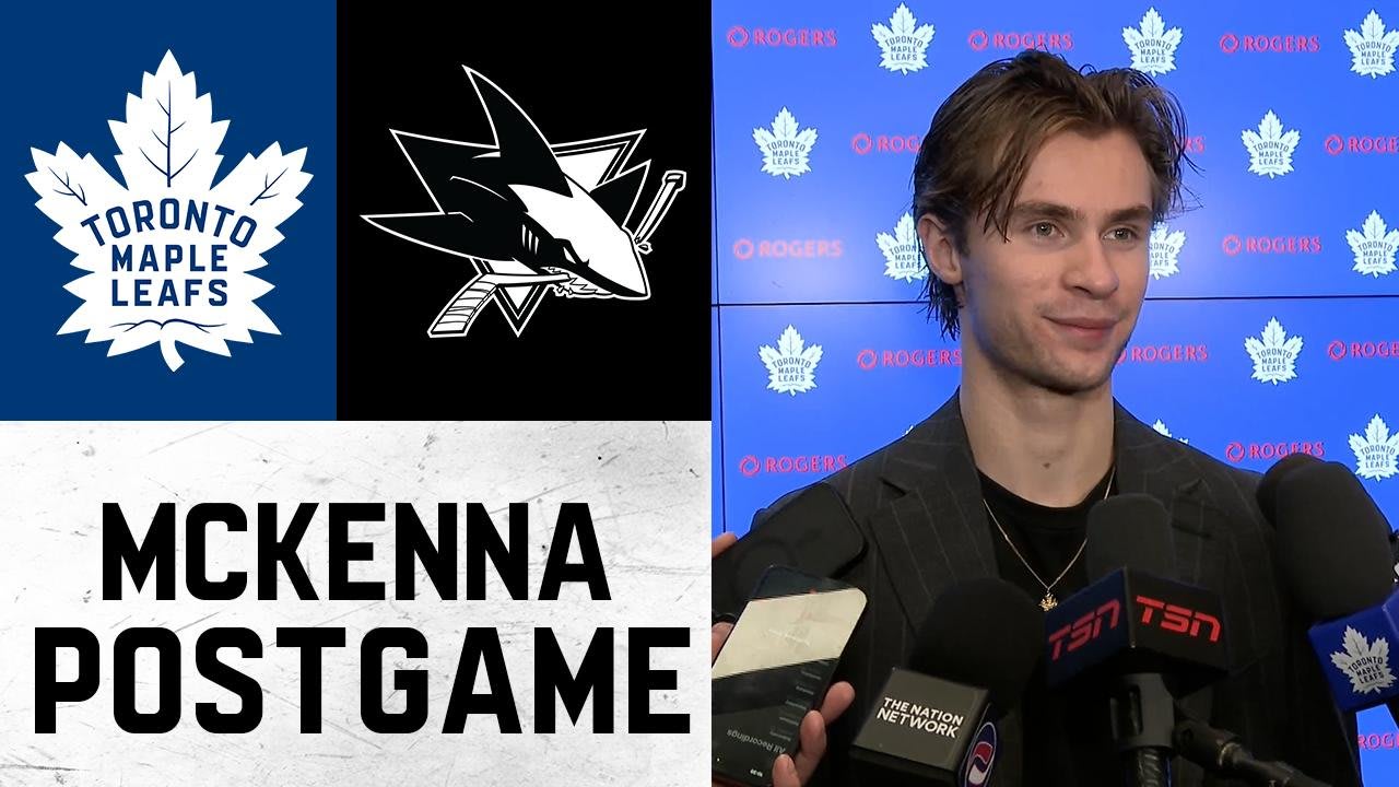 Gavin McKenna | Post Game vs San Jose Sharks | October 19, 2026