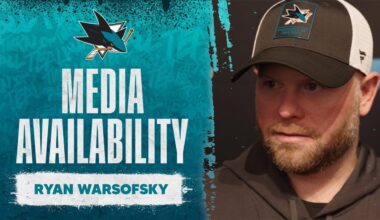 Media Availability: Warsofsky (10/01) | San Jose Sharks