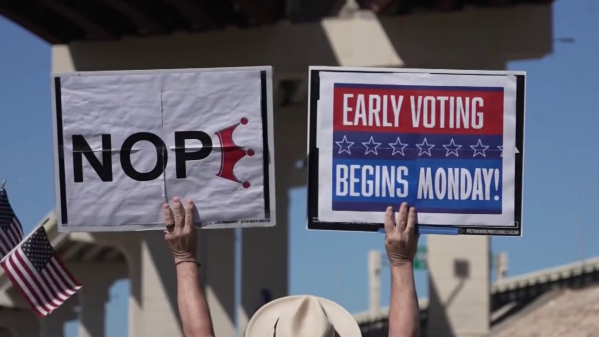 ‘No Kings’ protest in San Francisco encourages early voting – NBC Bay Area