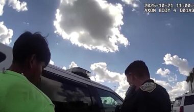 Man arrested after throwing rock at ICE vehicle in Tradition