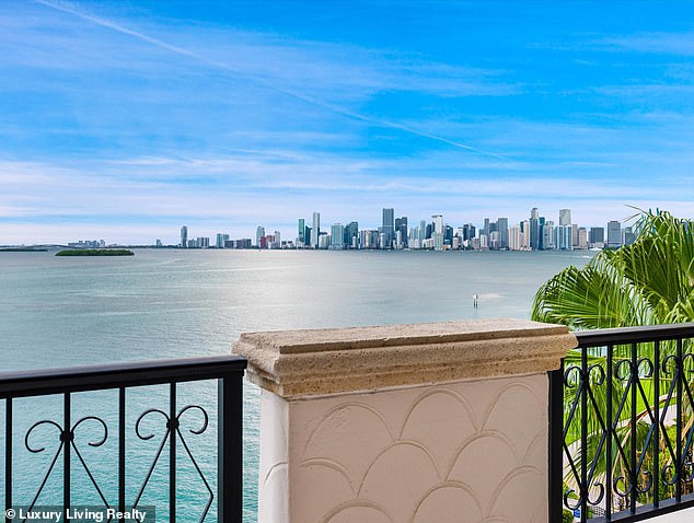 The view of Miami from a Fisher Island condo going for $8.5million