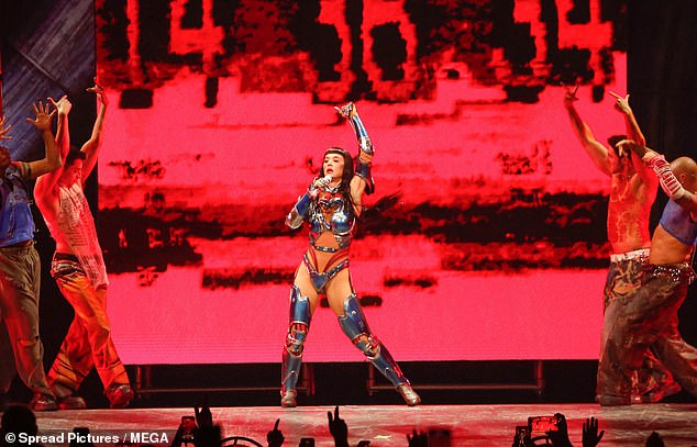 And there are plans to see even more of each other next month while she continues her Lifetimes Tour. 'She wants him to meet her in Paris and Barcelona,' a source told Daily Mail; seen on October 24 in Paris