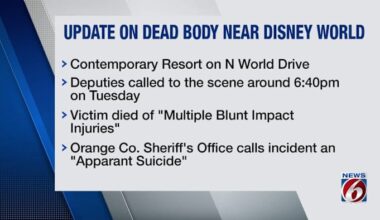Body found at Disney’s Contemporary Resort was apparent suicide, deputies say