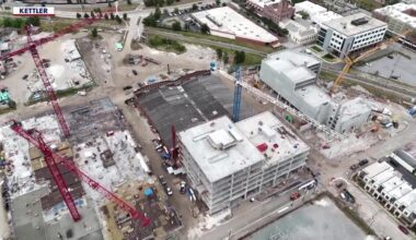 Future home of Grow Financial topped-out in Gasworx