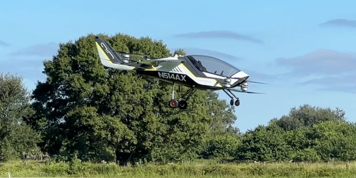 Electric aircraft company demos 'Tesla for the air' at Indiantown airport
