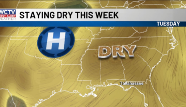Tracking plenty of sunshine for midweek