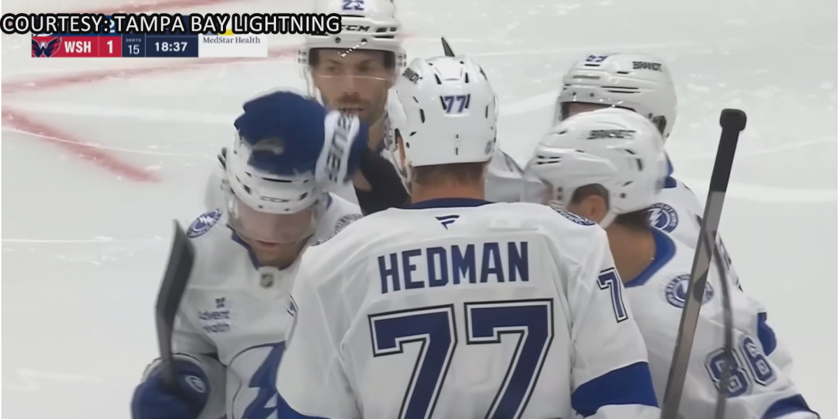 Tampa Bay drops second game of back-to-back road trip in extras in Washington