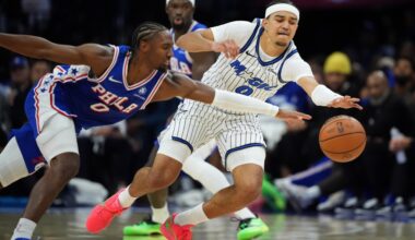 Orlando Magic unable to keep up with Sixers