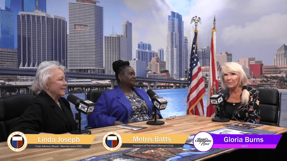 Miami Women’s Club with Metris Batts & Linda Joseph | Gloria’s Gab Live