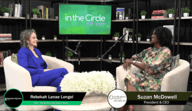 In the Circle with Suzan McDowell and guest, Rebekah Lanae Lengel of Big Brothers Big Sisters Miami