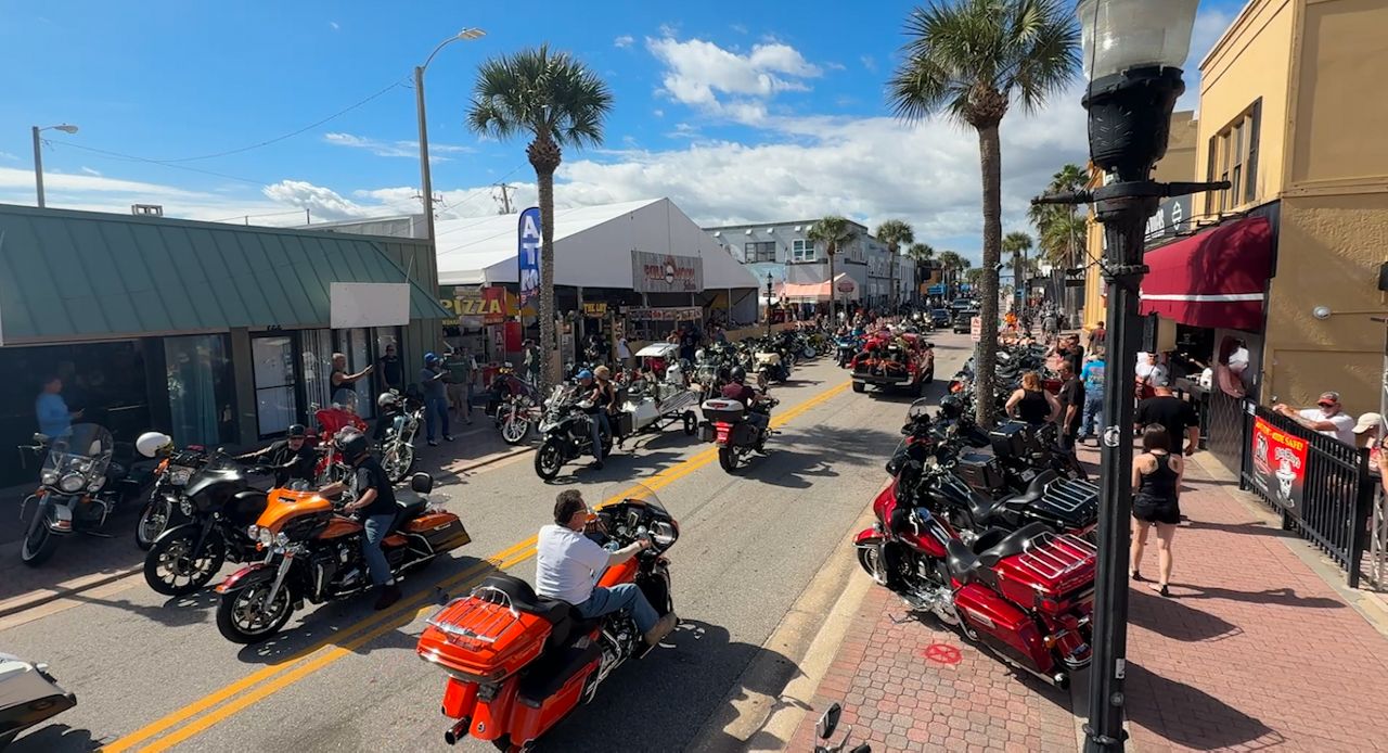 Local officials say the thousands of people who came to Volusia County for the four-day Biketoberfest event have helped the local economy during the "shoulder season" between summer and spring break. (Spectrum News)