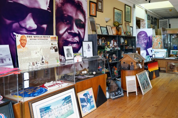 Exhibits at the Wells'Built Museum, pictured on Friday, Oct. 24, 2025, chronicle Black history in Central Florida, with displays of important artifacts and memorabilia from the region. The Orlando museum is in the midst of a $2 million renovation funded by tourist-tax revenues. (Rich Pope/Orlando Sentinel)