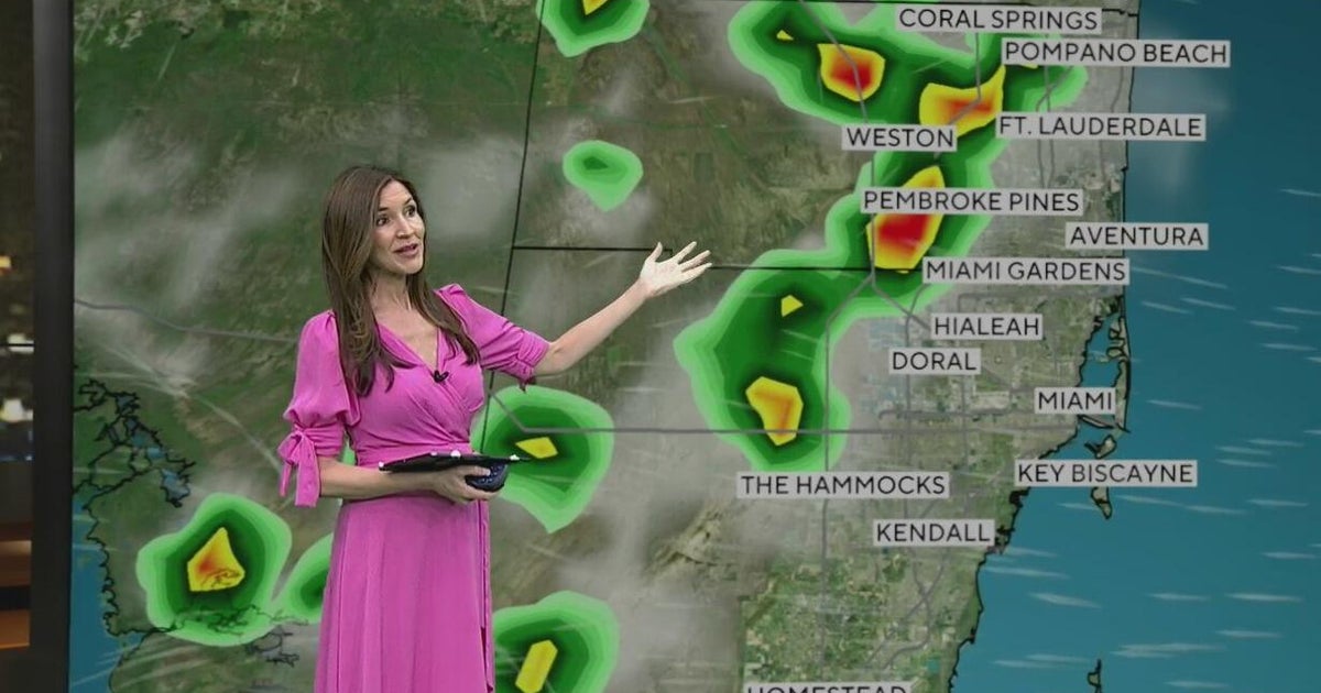 It will stay muggy, humid as scattered showers continue to move across South Florida