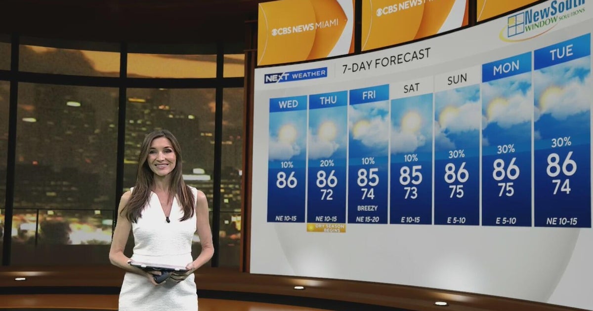 South Florida will be dry, breezy as rainy season officially ends