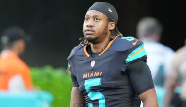 Thursday Night Football: Miami Dolphins inactives vs. Baltimore Ravens