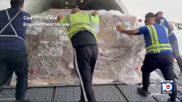 Miami flights deliver aid to hurricane-hit Jamaica