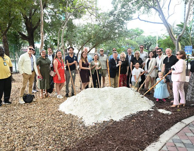 Commissioner Eileen Higgins Breaks Ground on the Play Spot — A New Family-Friendly Oasis in Brickell