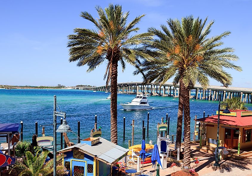 Coastal waters off Destin, Florida.