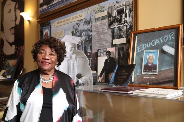 State Sen. Geraldine Thompson at the Wells'Built Museum in Orlando on May 14, 2024. (Ricardo Ramirez Buxeda/ Orlando Sentinel)