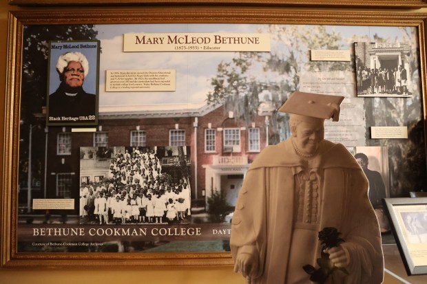 Mary McLeod Bethune exhibit at the Wells’Built Museum in downtown...