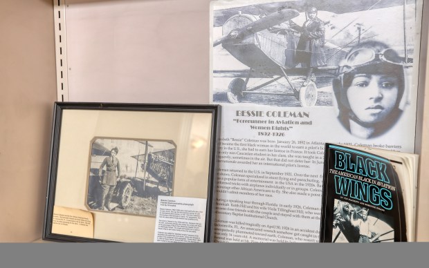 Bessie Coleman exhibit at the Wells’Built Museum in downtown Orlando,...