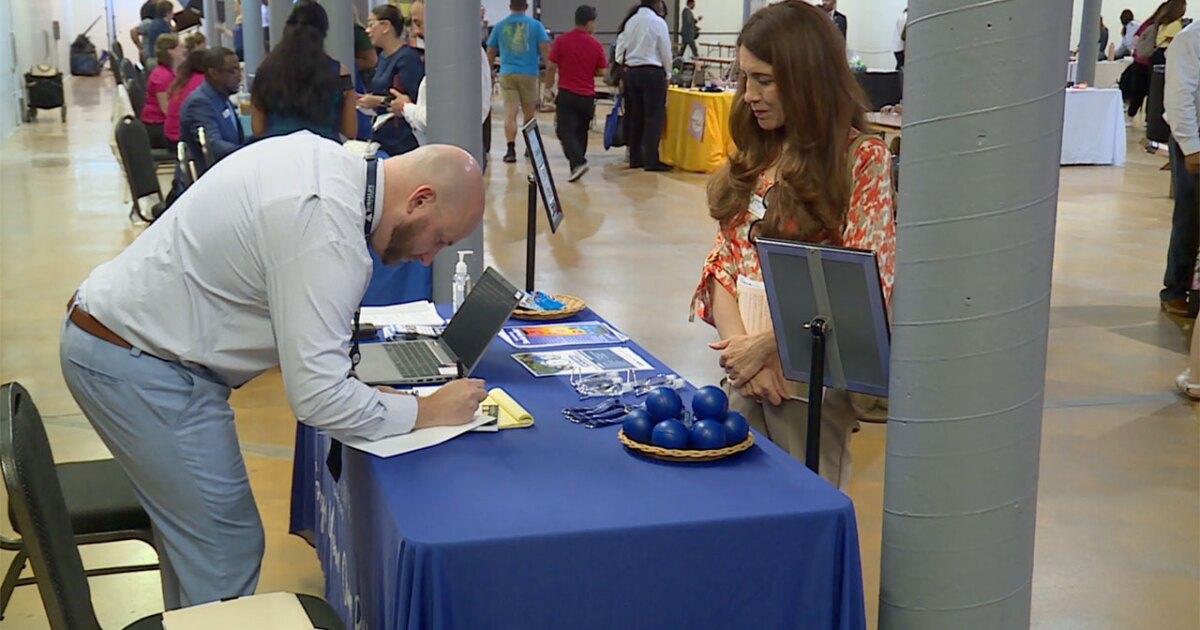 Job fair offers hope as hiring challenges persist for recent grads