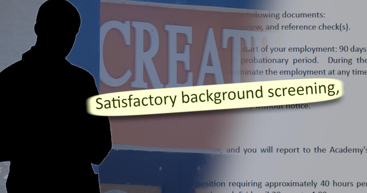 Teachers report no background checks at this Fort Pierce school