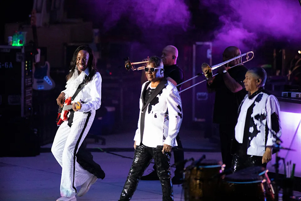 Earth, Wind & Fire performs at the Capital City Amphitheater at Cascades Park on Wednesday, Sept. 21, 2022 in Tallahassee, Fla.