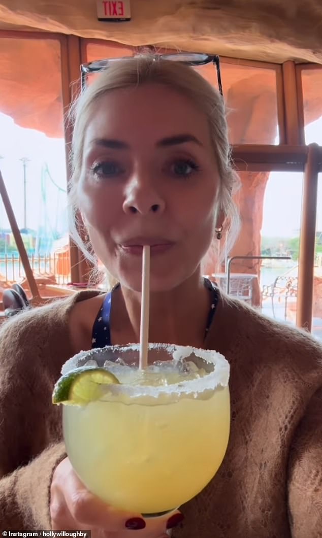 Holly Willoughby revealed she had an 'absolute blast' on a free family holiday to Universal Studios in Orlando as she shared a glimpse of the trip on Sunday