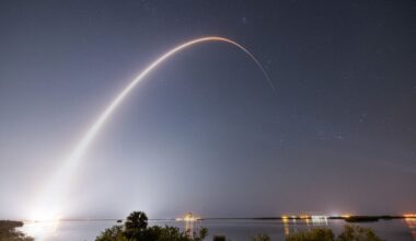 The ViaSat-3 Flight 2 mission took off from ULA's Atlas V 551 rocket from Space Launch Complex-41 at Cape Canaveral Space Force Station on Thursday, Nov. 14, 2025. (ULA)