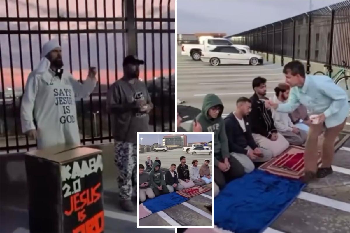 Three charged after approaching praying Muslim students, waving bacon