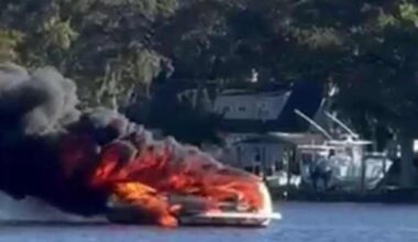 JFRD works to put out boat fire in Ortega River; no injuries reported