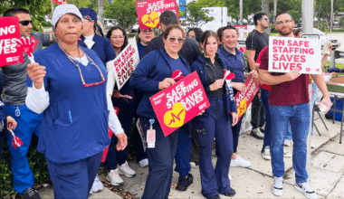 South Florida nurses union rallies in Hialeah for better pay, patient safety