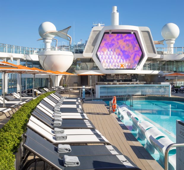 The Celebrity Pool Club on Deck 14 is a new...