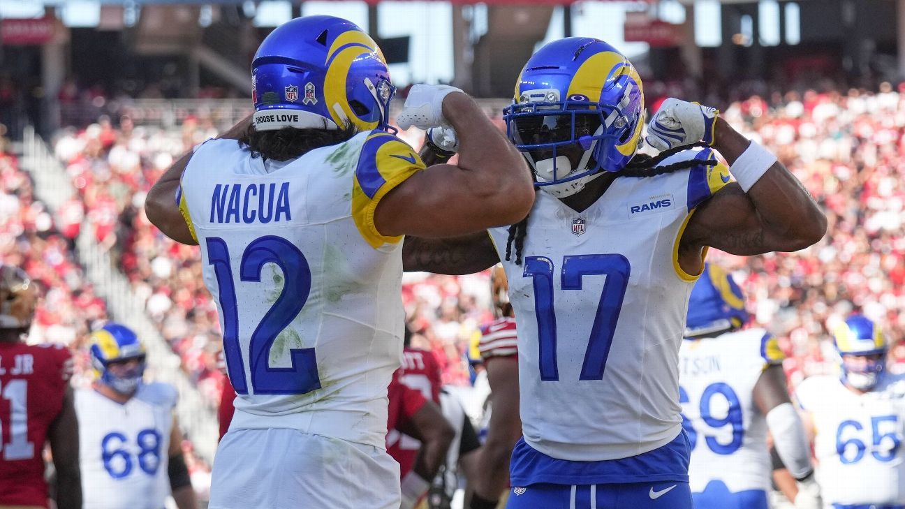 Betting: Expect Rams to start fast, receiver duo to eclipse yards props