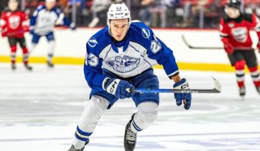 Tampa Bay Lightning Recall Defenseman Max Groshev From Syracuse Crunch