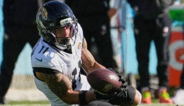 Jacksonville Jaguars LT Walker Little, WR Parker Washington suffer injuries