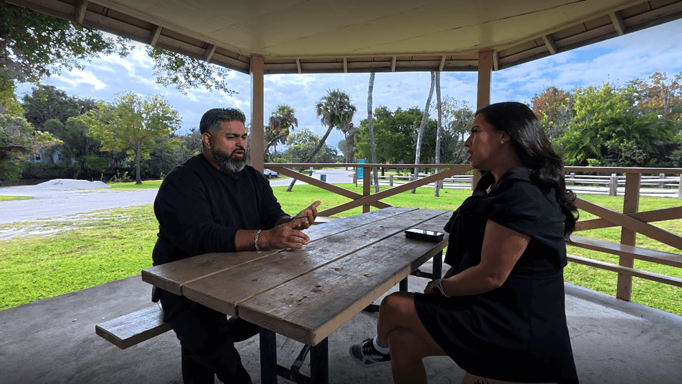Benjamin Salas, a Port St. Lucie resident and executive coach, speaks with CBS12 News Luli Ortiz about his frequent commutes to Miami for work. “I usually travel at least two or three times a week,” Salas said, highlighting the challenges many Treasure Coast professionals face in finding high-paying jobs close to home. (WPEC)