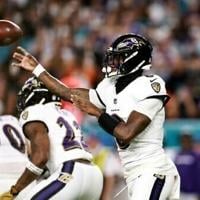 Baltimore quarterback Lamar Jackson sparked the Ravens to an NFL victory at Miami in his return after missing three games with a hamstring injury | News