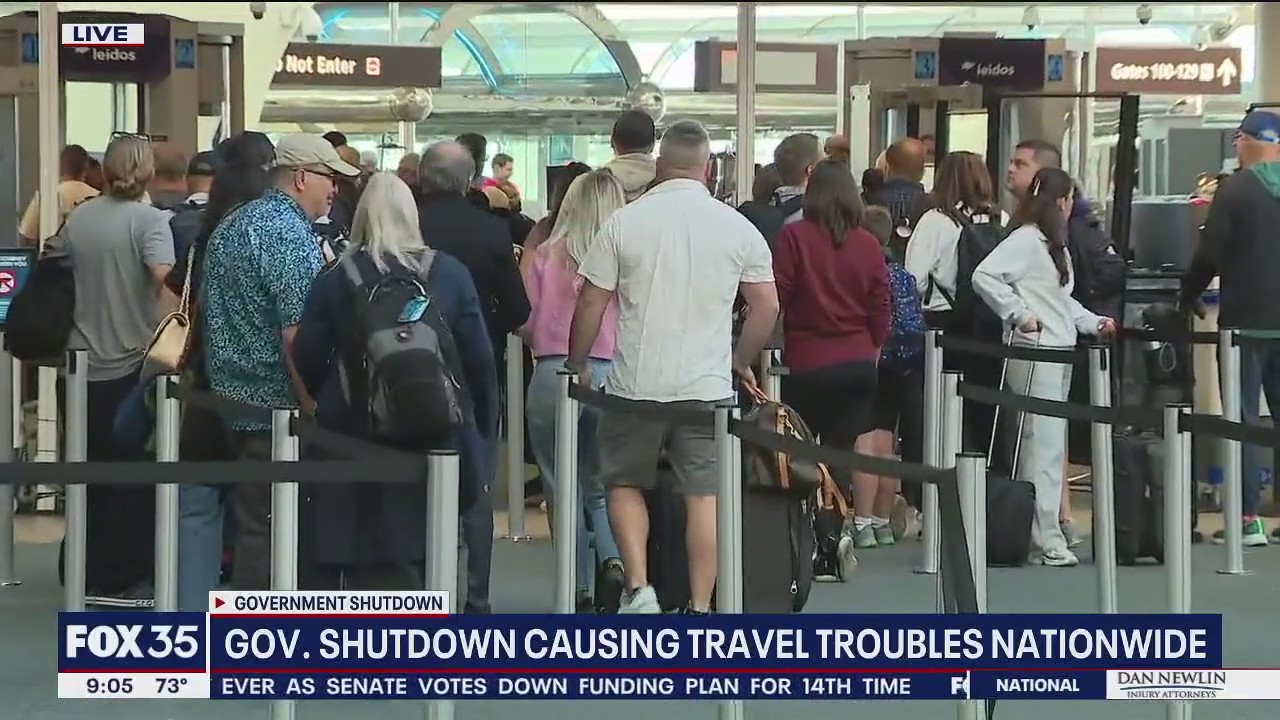 Government shutdown impacting travel nationwide