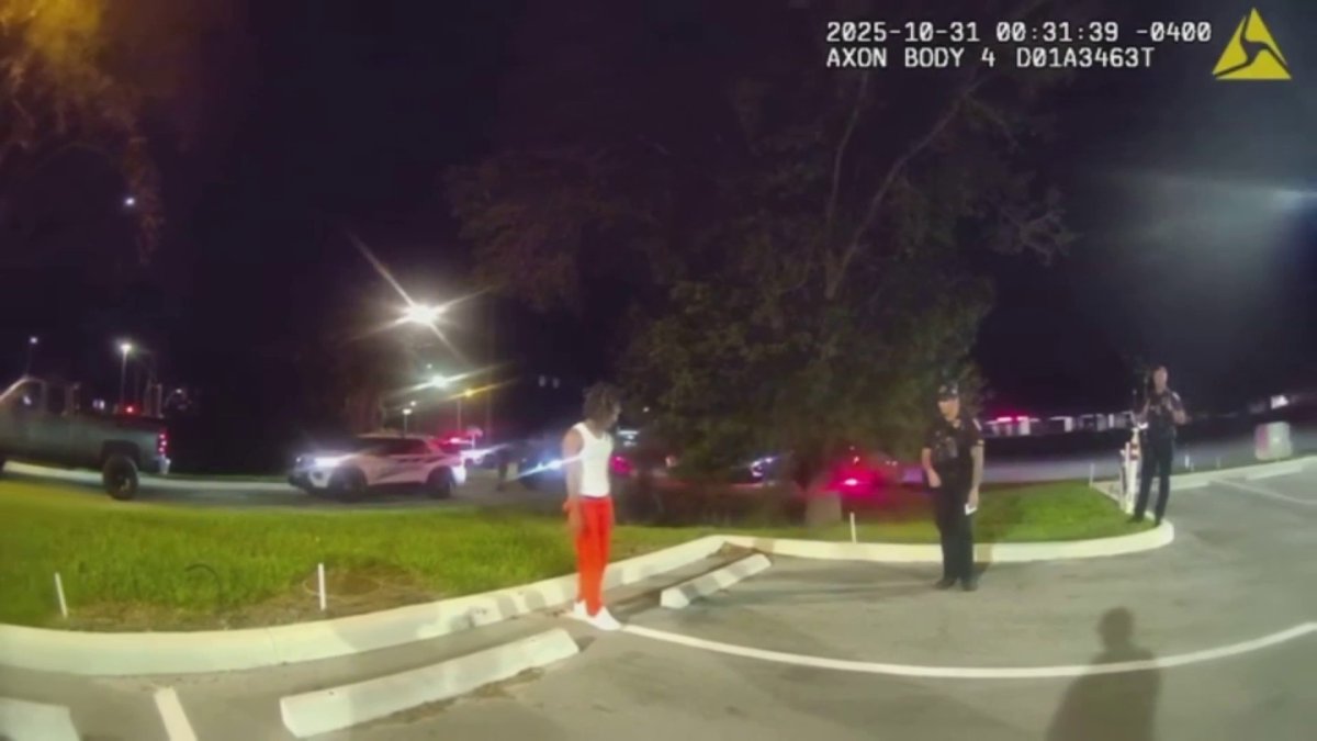 Bodycam footage shows man dressed as inmate for Halloween doing sobriety test in Port St. Lucie – NBC 6 South Florida