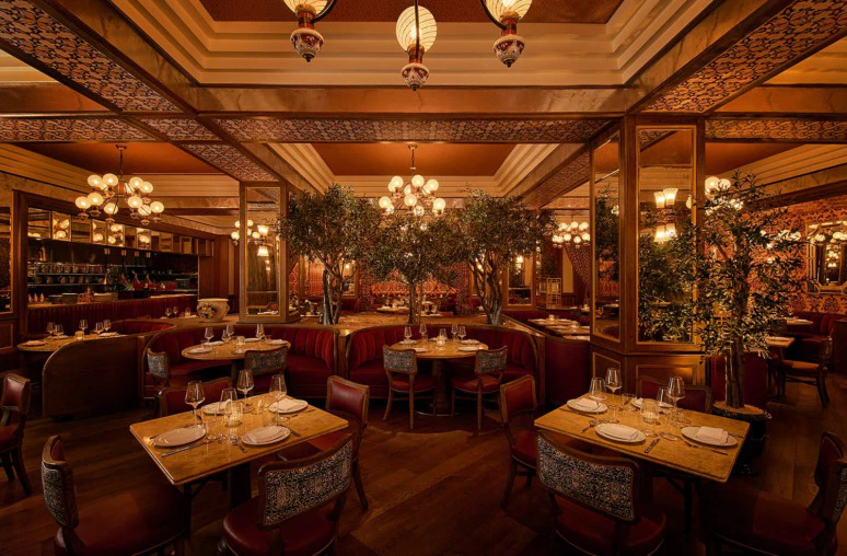 Dining room of Mother Wolf Miami.