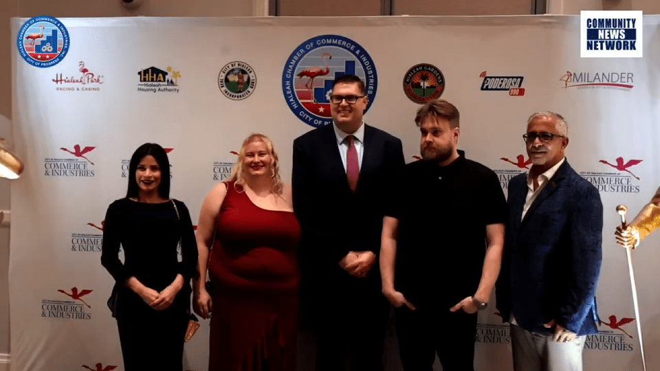 Dr. William Grigsby & Manny Cid Take the Stage at the Hialeah Chamber Business Network Event