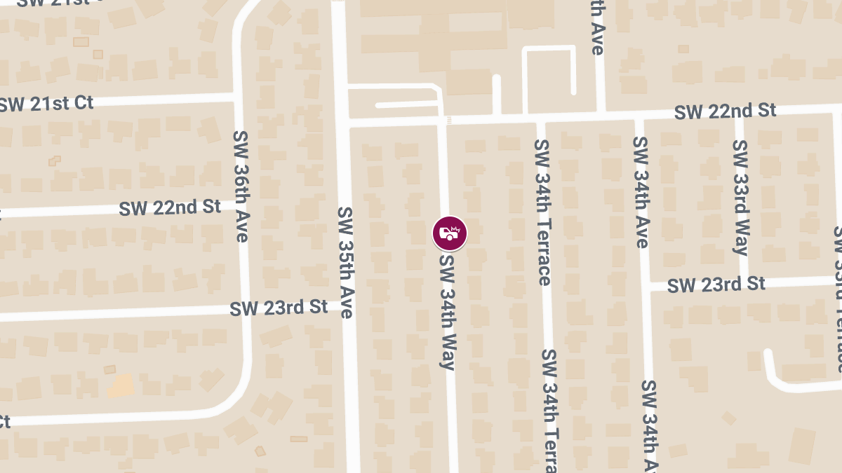 Fort Lauderdale, FL – Driver Injured in Crash on SW 34th Way
