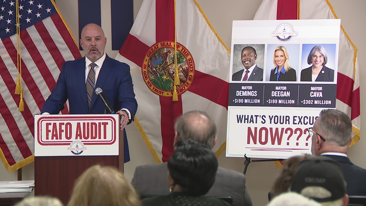 Florida CFO Blaise Ingoglia praises Orlando spending | Full speech