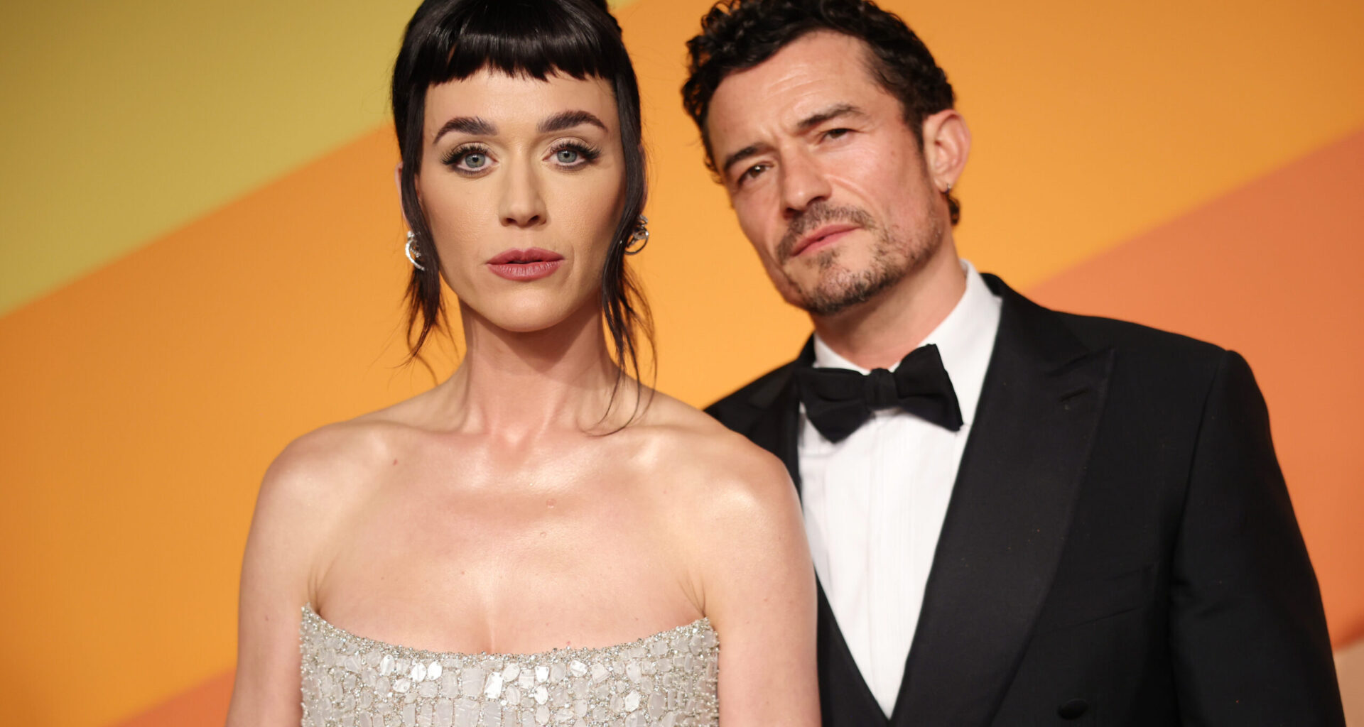 Orlando Bloom Poses Next to Actress Dressed Like Ex Katy Perry
