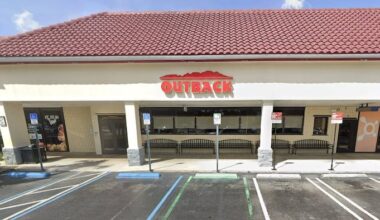 Roaches crawling at Outback Steakhouse and again at Iron Sushi