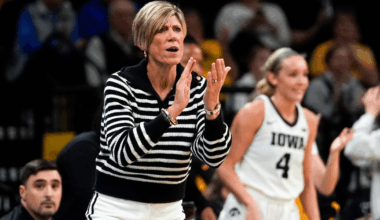 The Hawkeyes hung on to defeat the Hurricanes on Saturday night. (Photo by UI Athletics)