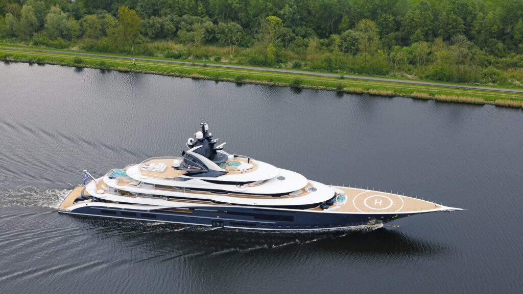 Lürssen delivers 122m superyacht Kismet